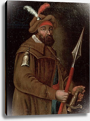 Постер Школа: Русская 18в. Portrait of Yermak Timofeyevich, 1700-50 Постер Школа: Русская 18в. Portrait of Yermak Timofeyevich, 1700-50