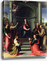 Постер Бартоломео Фра The Annunciation with Saints, 1515 Постер Бартоломео Фра The Annunciation with Saints, 1515