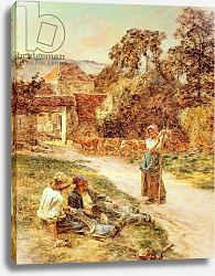 Постер Лермит Леон Sundown, Return of the Cattle, 1897 Постер Лермит Леон Sundown, Return of the Cattle, 1897