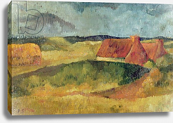 Постер Серусер Поль Thatched Cottages at Pouldu, 1894 Постер Серусер Поль Thatched Cottages at Pouldu, 1894