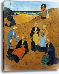 Постер Серусер Поль Young Breton Women wearing Shawls, or The Girls of Douarnenez, 1895 Постер Серусер Поль Young Breton Women wearing Shawls, or The Girls of Douarnenez, 1895