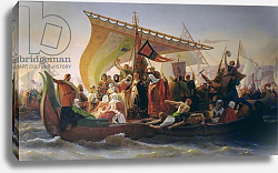Постер Синьоль Эмиль The Crossing of the Bosphorus by Godfrey of Bouillon and his Brother, Baldwin, in 1097, 1854 Постер Синьоль Эмиль The Crossing of the Bosphorus by Godfrey of Bouillon and his Brother, Baldwin, in 1097, 1854