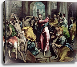 Постер Эль Греко Christ Driving the Traders from the Temple, c.1600 Постер Эль Греко Christ Driving the Traders from the Temple, c.1600