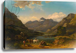 Постер Баррет Джордж Llyn Nantlle, North Wales, c.1777 Постер Баррет Джордж Llyn Nantlle, North Wales, c.1777