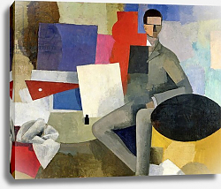 Постер ЛаФреснай Роджер The Seated Man, or The Architect Постер ЛаФреснай Роджер The Seated Man, or The Architect