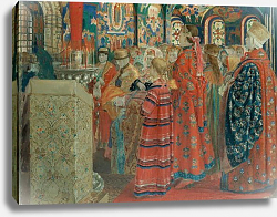 Постер Рябушкин Андрей Seventeenth Century Russian Women at Church, 1899 Постер Рябушкин Андрей Seventeenth Century Russian Women at Church, 1899