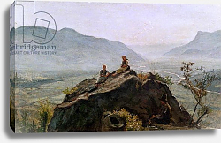 Постер Васман Рудольф View of the Adige Valley, 1831 Постер Васман Рудольф View of the Adige Valley, 1831