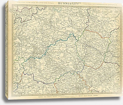 Постер Карта Россия в Европе, часть IV, 1834г. Постер Карта Россия в Европе, часть IV, 1834г.