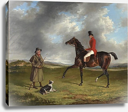 Постер Лапорте Джордж A sportsman thrown out, enquiring of a shepherd Постер Лапорте Джордж A sportsman thrown out, enquiring of a shepherd