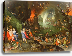Постер Брейгель Ян Старший Orpheus with a Harp Playing to Pluto and Persephone in the Underworld Постер Брейгель Ян Старший Orpheus with a Harp Playing to Pluto and Persephone in the Underworld