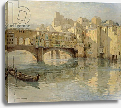 Постер Оппенгеймер Чарльз Ponte Vecchio, Florence, c.1910 Постер Оппенгеймер Чарльз Ponte Vecchio, Florence, c.1910