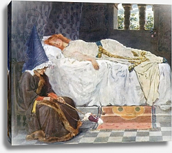 Постер Маргетсон Уильям Her eyes were closed, and her hair, touched by the sunshine Постер Маргетсон Уильям Her eyes were closed, and her hair, touched by the sunshine