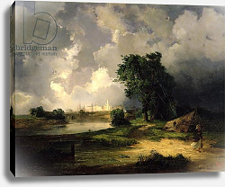 Постер Саврасов Алексей View of the Kremlin in Bad Weather, 1851 Постер Саврасов Алексей View of the Kremlin in Bad Weather, 1851