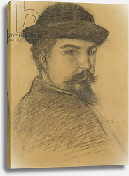 Постер Дени Морис Portrait of the artist in a black hat Постер Дени Морис Portrait of the artist in a black hat