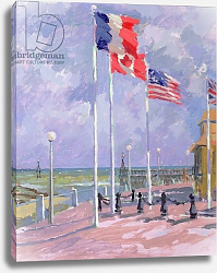 Постер Баттерфилд Сара (совр) Flags at Courseulles, Normandy Постер Баттерфилд Сара (совр) Flags at Courseulles, Normandy