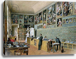 Постер Гоэбль Карл The Library, in use as an office of the Ambraser Gallery in the Lower Belvedere, 1879 Постер Гоэбль Карл The Library, in use as an office of the Ambraser Gallery in the Lower Belvedere, 1879