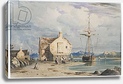 Постер Варлей Джон Tegwin Ferry with Snowdon in the Distance, from near Harlech, North Wales, 1826 Постер Варлей Джон Tegwin Ferry with Snowdon in the Distance, from near Harlech, North Wales, 1826