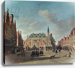 Постер Беркхейде Геррит View of the Grote Markt in Haarlem Постер Беркхейде Геррит View of the Grote Markt in Haarlem