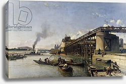 Постер Джонкинд Йохан View of Paris, the Seine or l'Estacade, 1853 Постер Джонкинд Йохан View of Paris, the Seine or l'Estacade, 1853