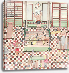 Постер Стюарт Мари (совр) School of Wrestling and Boxing, 1979 Постер Стюарт Мари (совр) School of Wrestling and Boxing, 1979