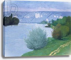 Постер Валлоттон Феликс The Seine near Les Andelys, 1916 Постер Валлоттон Феликс The Seine near Les Andelys, 1916