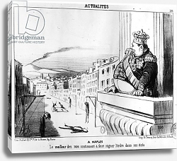 Постер Даумер Оноре (дет) The King Continuing to Reign with Order Over his Two States, Naples Постер Даумер Оноре (дет) The King Continuing to Reign with Order Over his Two States, Naples