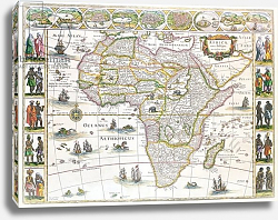 Постер Бланк Дж. Africa Nova, c.1617 Постер Бланк Дж. Africa Nova, c.1617