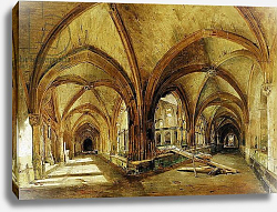 Постер Изабе Луи The Cloisters of St. Wandrille, c.1825-30 Постер Изабе Луи The Cloisters of St. Wandrille, c.1825-30