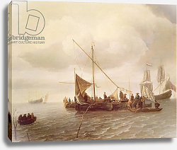 Постер Влигер Симон Shipping Scene, 17th century Постер Влигер Симон Shipping Scene, 17th century