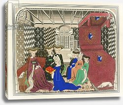 Постер Шоу Анри (акв) Christine de Pisan, Presenting her Book to the Queen of France, early 15th Century Постер Шоу Анри (акв) Christine de Pisan, Presenting her Book to the Queen of France, early 15th Century