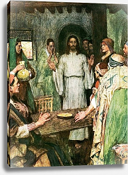 Постер Хэтерелл Уильям Then came Jesus and stood in their midst Постер Хэтерелл Уильям Then came Jesus and stood in their midst