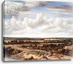 Постер Конинк Филипс An Extensive Landscape with a Road by a River, 1655 Постер Конинк Филипс An Extensive Landscape with a Road by a River, 1655
