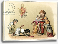 Постер Дойл Ричард King John submits to his brother King Richard Постер Дойл Ричард King John submits to his brother King Richard
