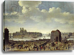 Постер Мэфам Джон View of the Bridge and Quai de la Tournelle, c.1645 Постер Мэфам Джон View of the Bridge and Quai de la Tournelle, c.1645