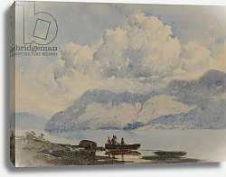 Постер Блэклок Уильям Lake with Boat and Figures, 1840-58 Постер Блэклок Уильям Lake with Boat and Figures, 1840-58