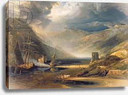 Постер Филдинг Энтони A Storm Passing Off on the Coast of Merionethshire, 1818 Постер Филдинг Энтони A Storm Passing Off on the Coast of Merionethshire, 1818