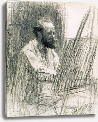 Постер Лермит Леон Portrait of Edouard Manet at his Easel Постер Лермит Леон Portrait of Edouard Manet at his Easel