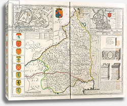 Постер Спид Джон Map of Northumberland, from 'The Theatre of the Empire of Great Britaine', 1611-12 Постер Спид Джон Map of Northumberland, from 'The Theatre of the Empire of Great Britaine', 1611-12