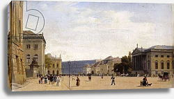 Постер Гартнер Эдуард Unter den Linden, Berlin, 1836 Постер Гартнер Эдуард Unter den Linden, Berlin, 1836