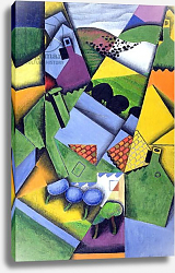 Постер Грис Хуан Landscape and Houses at Ceret, 1913 Постер Грис Хуан Landscape and Houses at Ceret, 1913
