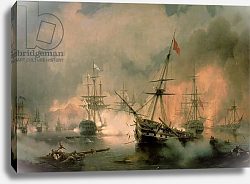 Постер Айвазовский Иван The Battle of Navarino, 20th October 1827, 1846 Постер Айвазовский Иван The Battle of Navarino, 20th October 1827, 1846