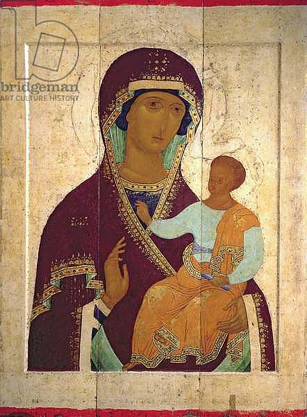 Madonna and Child Hodigitria, Russian icon, 1502