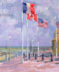 Постер Баттерфилд Сара (совр) Flags at Courseulles, Normandy Постер Баттерфилд Сара (совр) Flags at Courseulles, Normandy