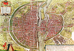 Постер Браун Георг Map of Paris from 'Civitates orbis terrarrum' by Georg Braun and Franz Hogenbergh, French, 1572-1617 Постер Браун Георг Map of Paris from 'Civitates orbis terrarrum' by Georg Braun and Franz Hogenbergh, French, 1572-1617