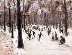 Постер Либерман Макс Skaters in the Tiergarten, Berlin; Eislaufer im Berliner Tiergarten, 1924 Постер Либерман Макс Skaters in the Tiergarten, Berlin; Eislaufer im Berliner Tiergarten, 1924