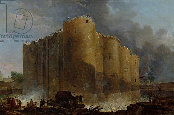 Demolition of the Bastille, 1789