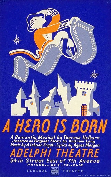 Постер Холлс Ричард A hero is born