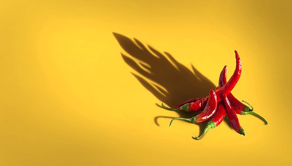 Костер из красного перца