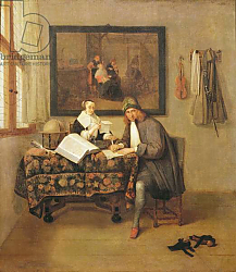 Постер Брекеленкам Квиринг The Studious Life, 1662 Постер Брекеленкам Квиринг The Studious Life, 1662