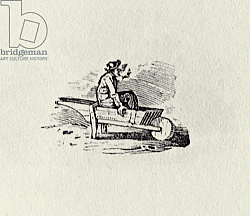 Постер Бевик Томас A Man in a Wheelbarrow from 'History of British Birds and Quadrupeds' publ 1815? Постер Бевик Томас A Man in a Wheelbarrow from 'History of British Birds and Quadrupeds' publ 1815?
